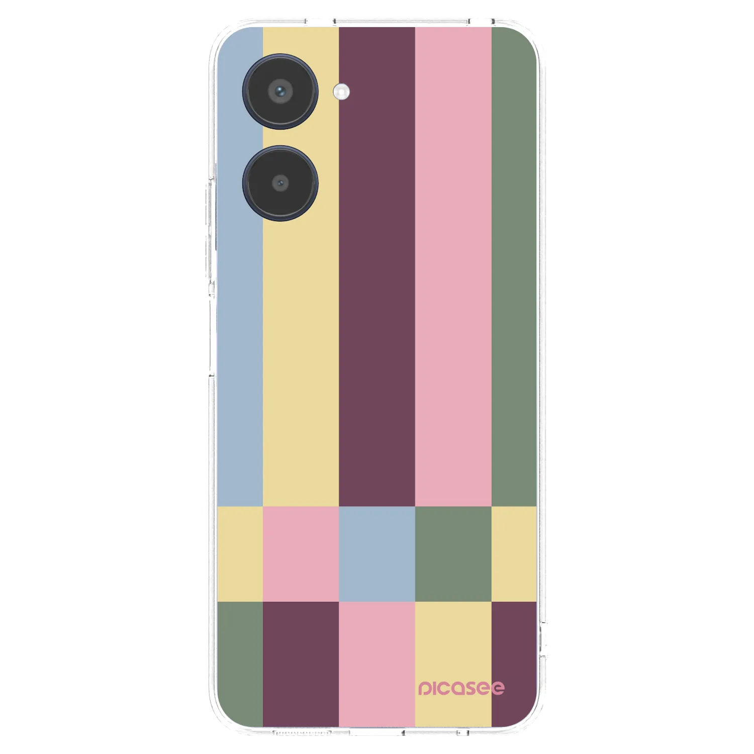 Picasee Realme 10 4G Hülle - Transparentes Silikon - Lobby tiles