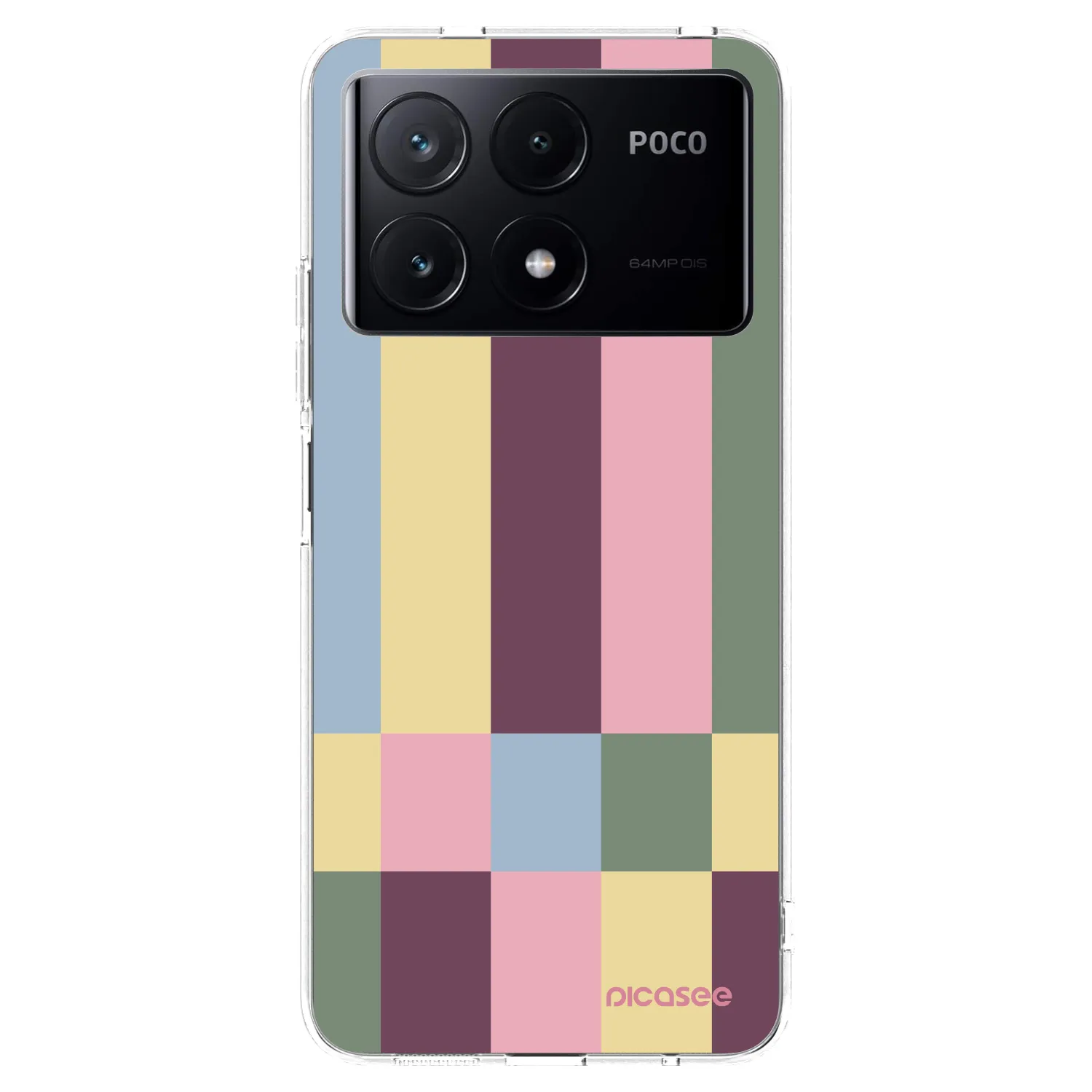 Picasee Xiaomi Poco X6 Pro Hülle - Transparentes Silikon - Lobby tiles