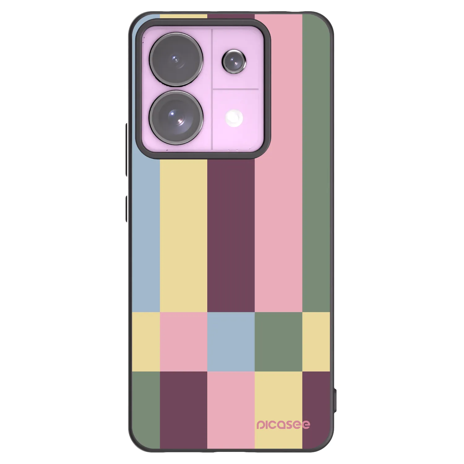 Picasee Xiaomi Redmi Note 13 Pro 5G Hülle - Schwarzes Silikon - Lobby tiles
