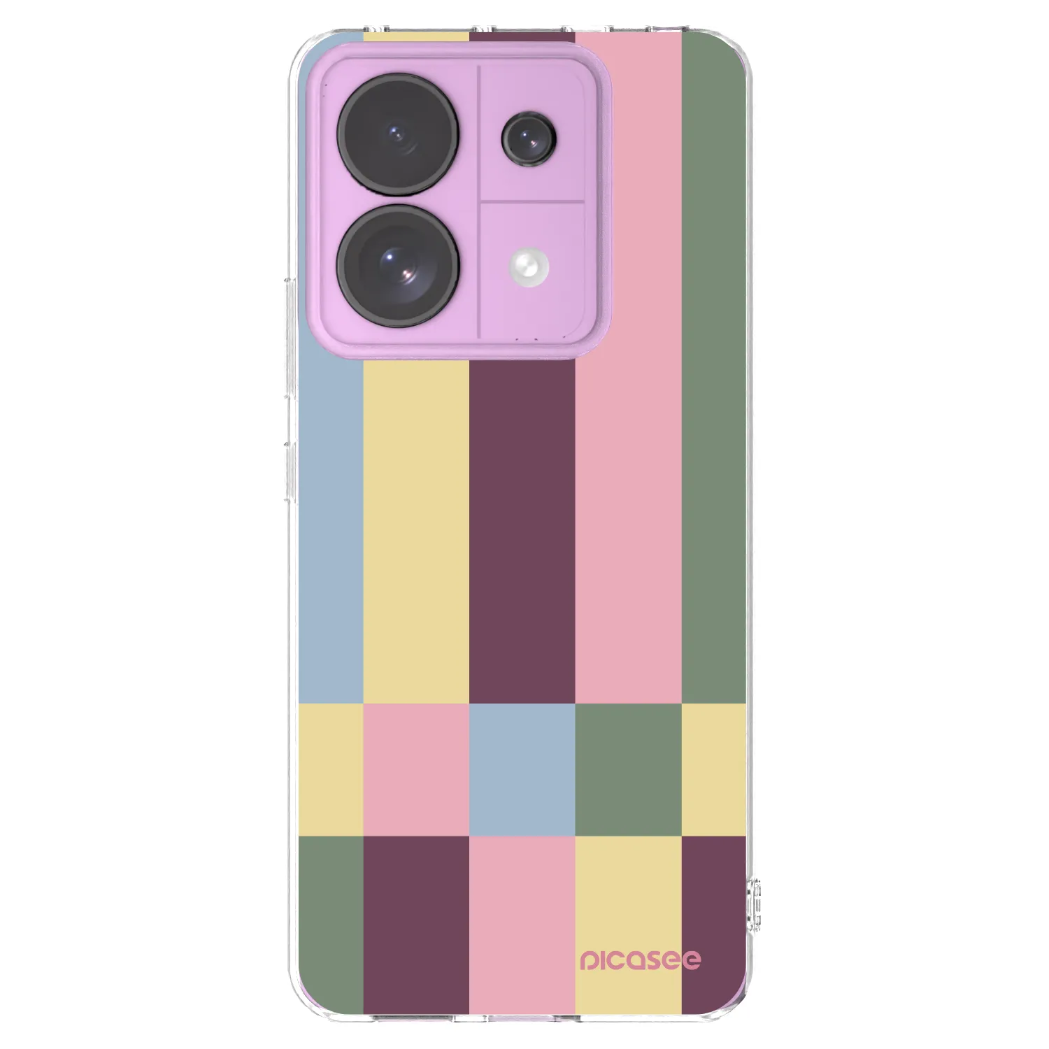 Picasee Xiaomi Redmi Note 13 Pro 5G Hülle - Transparentes Silikon - Lobby tiles