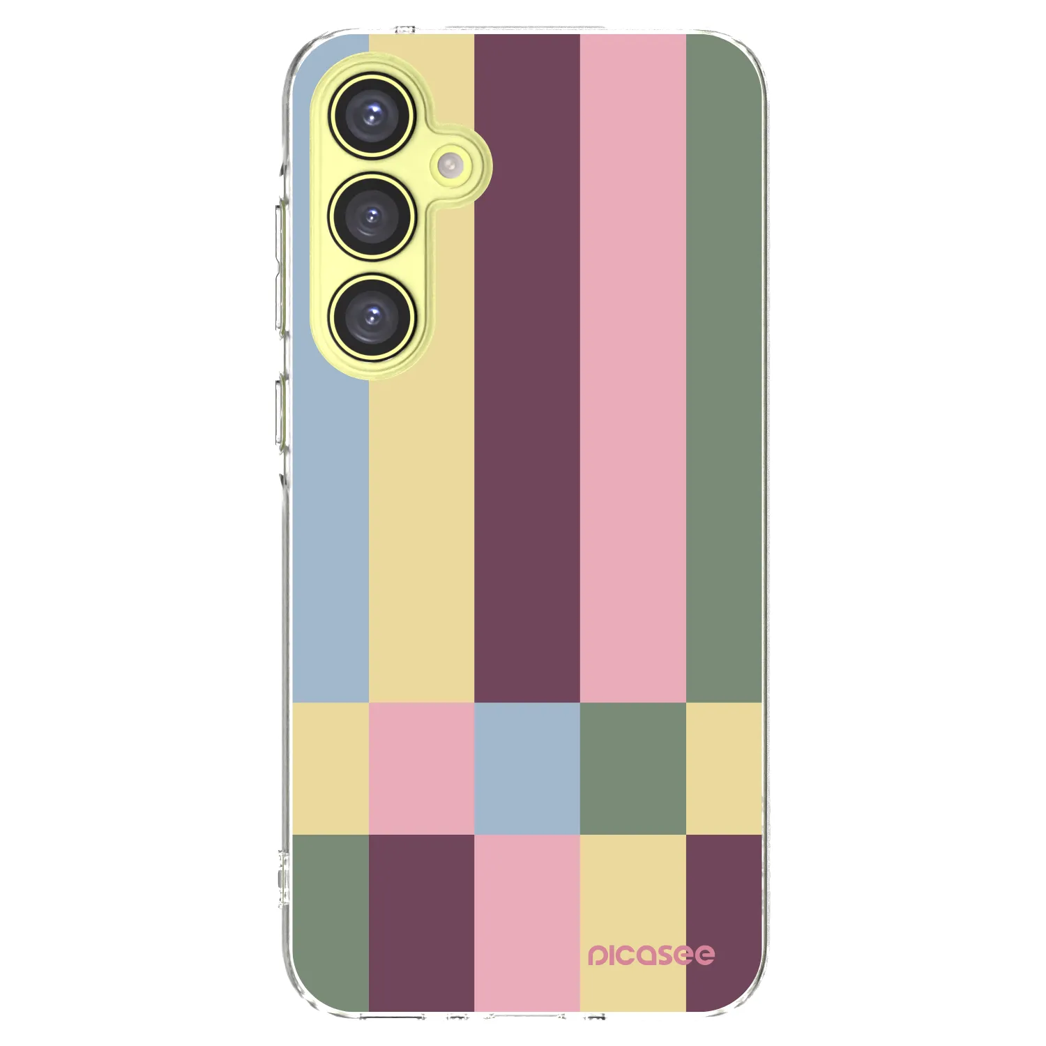 Picasee Samsung Galaxy A35 5G A356B Hülle - Transparentes Silikon - Lobby tiles