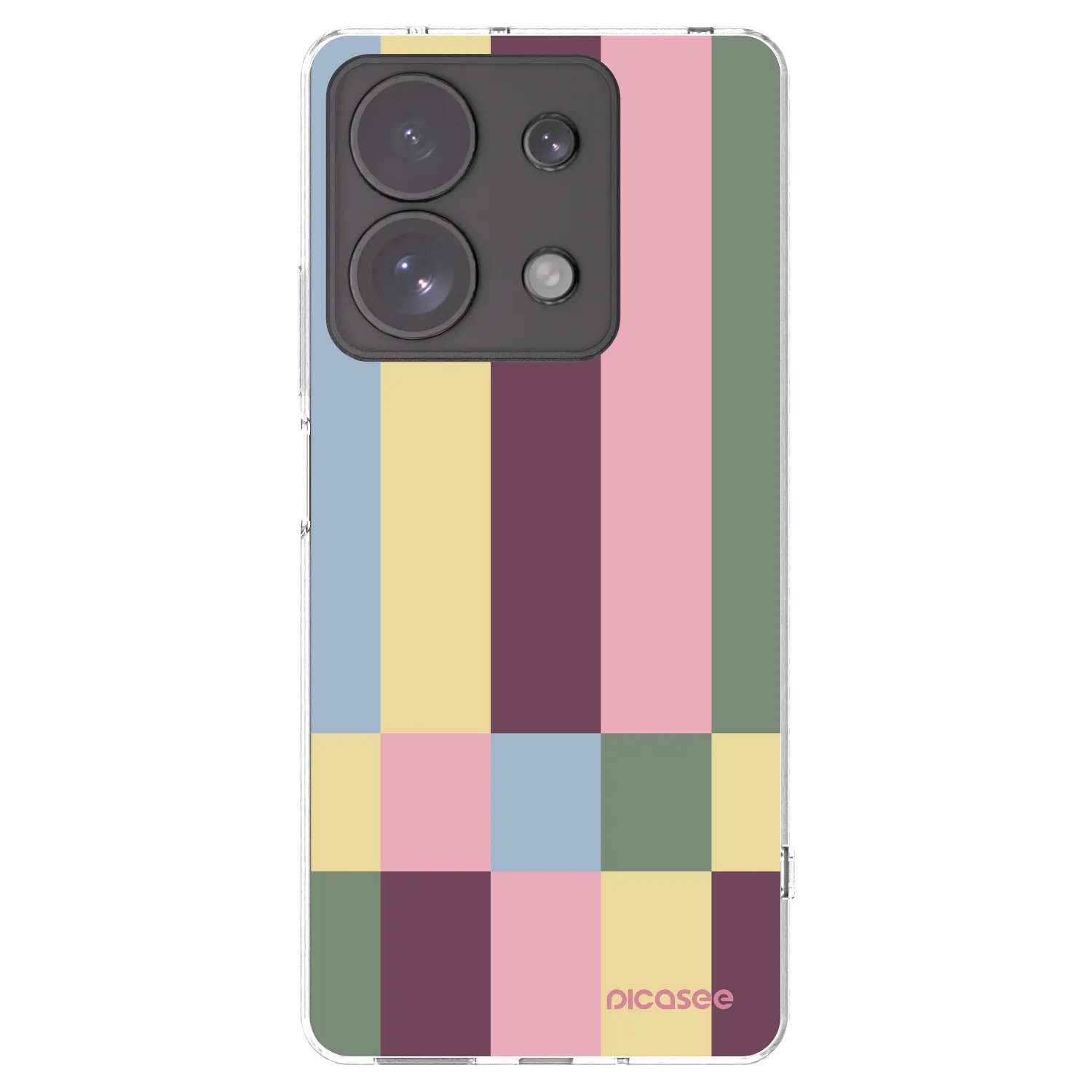 Picasee Xiaomi Redmi Note 13 Pro 4G Hülle - Transparentes Silikon - Lobby tiles