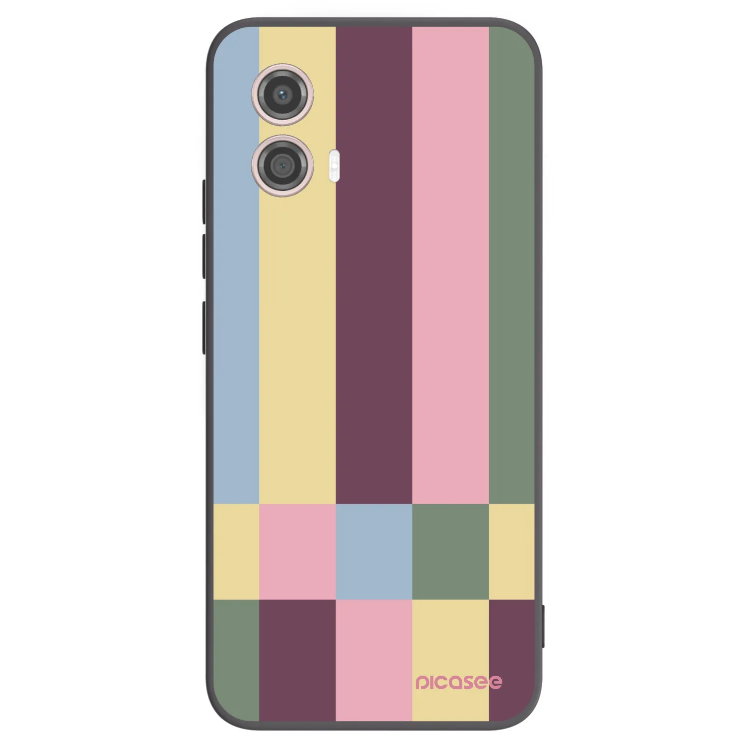 Picasee Motorola Moto G53 5G Hülle - Schwarzes Silikon - Lobby tiles