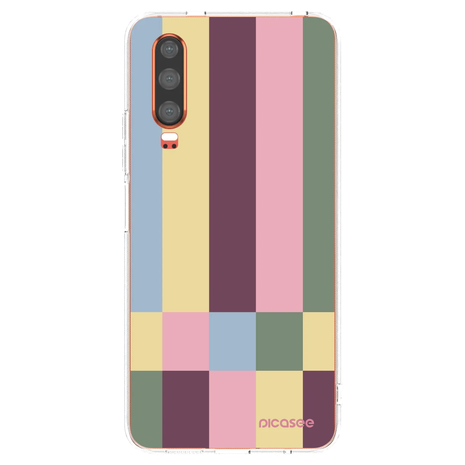 Picasee Huawei P30 Hülle - Transparentes Silikon - Lobby tiles