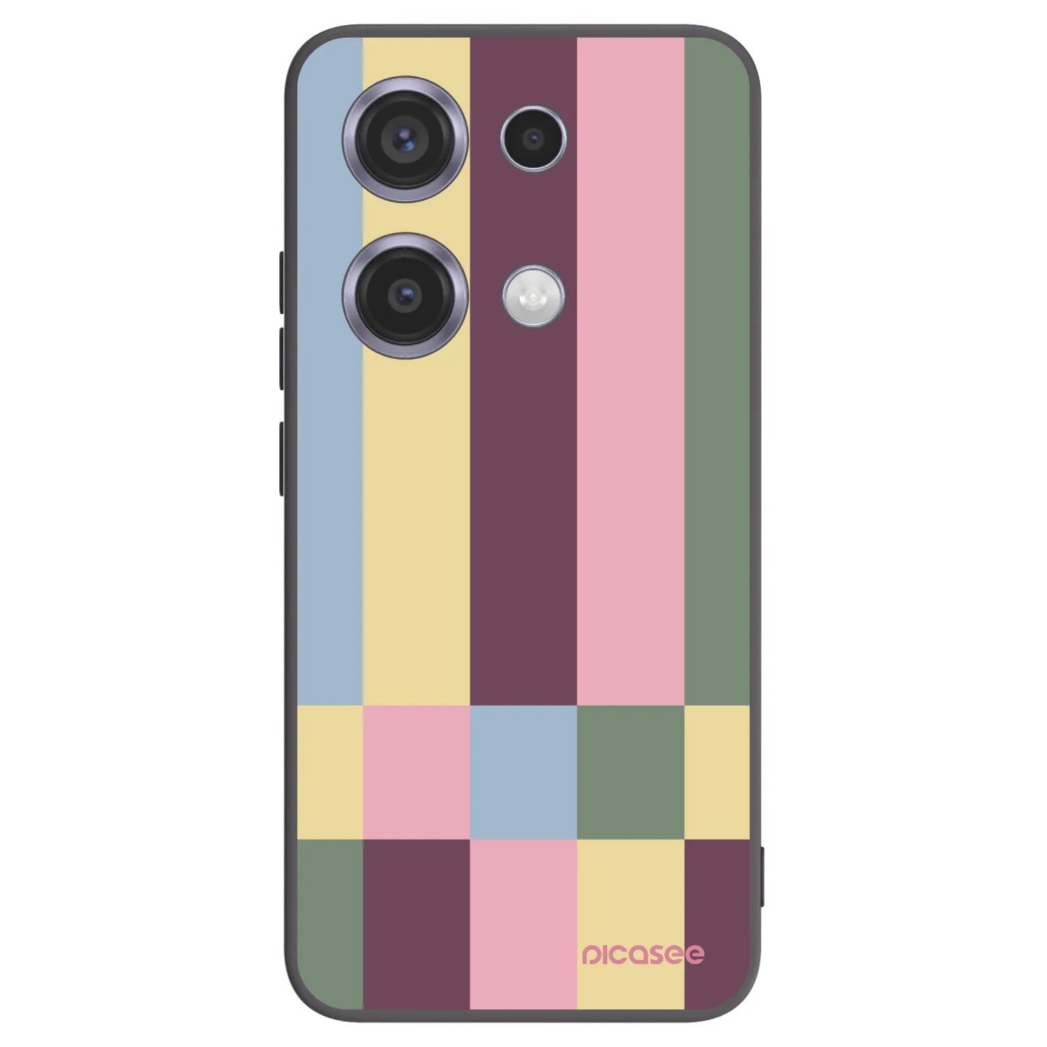 Picasee Xiaomi Redmi Note 14S Hülle - Schwarzes Silikon - Lobby tiles