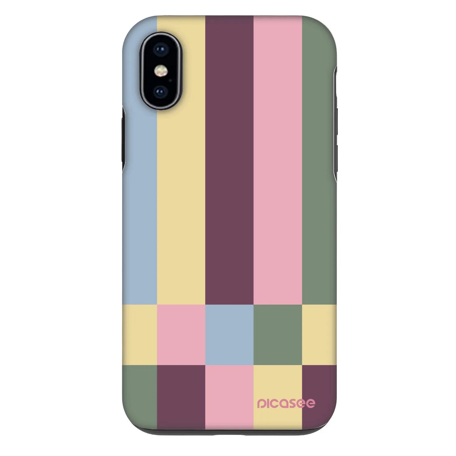 Picasee Fashion Case für Apple iPhone X/XS - Lobby tiles