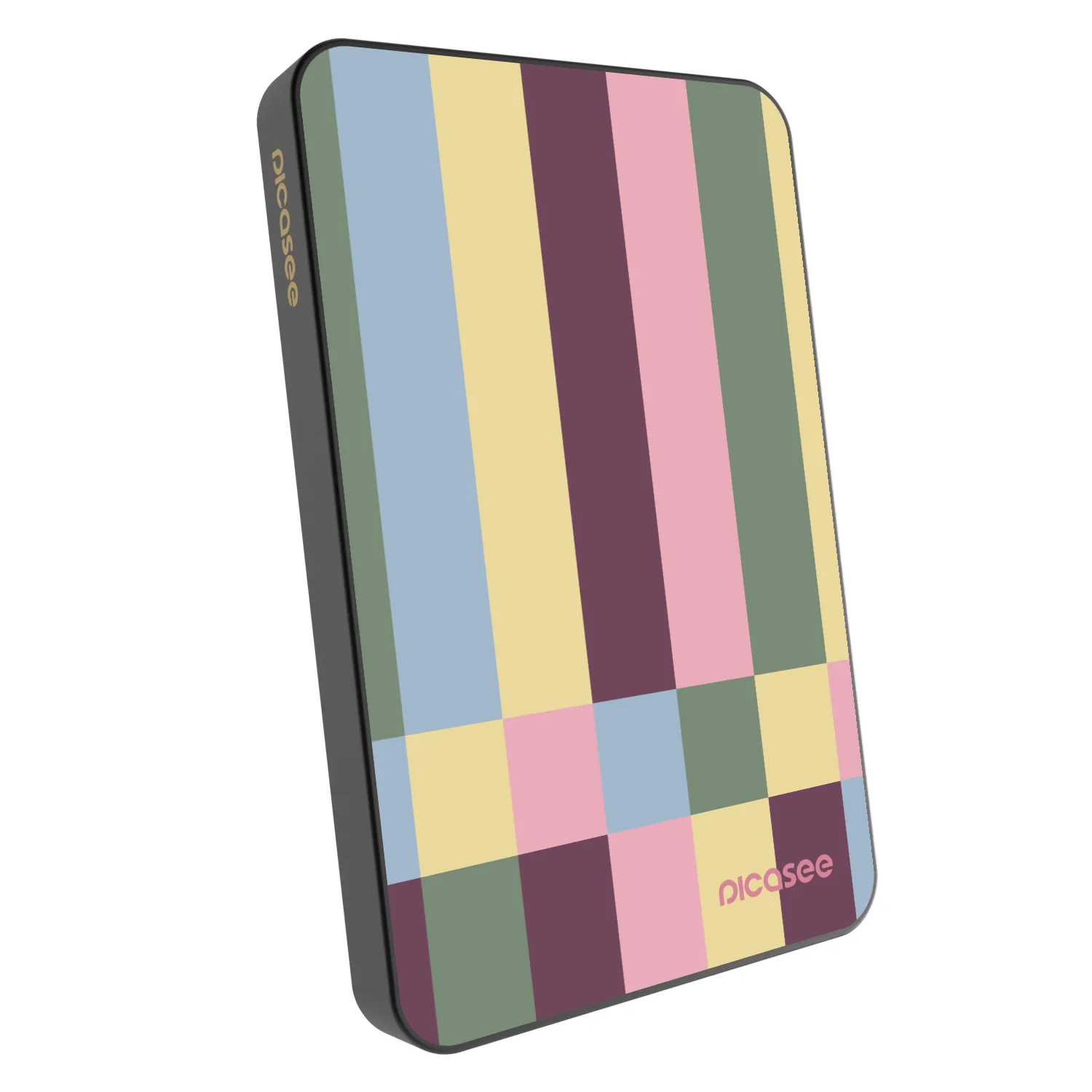 Picasee Powerbank mit MagSafe 5 000 mAh Grau - Lobby tiles