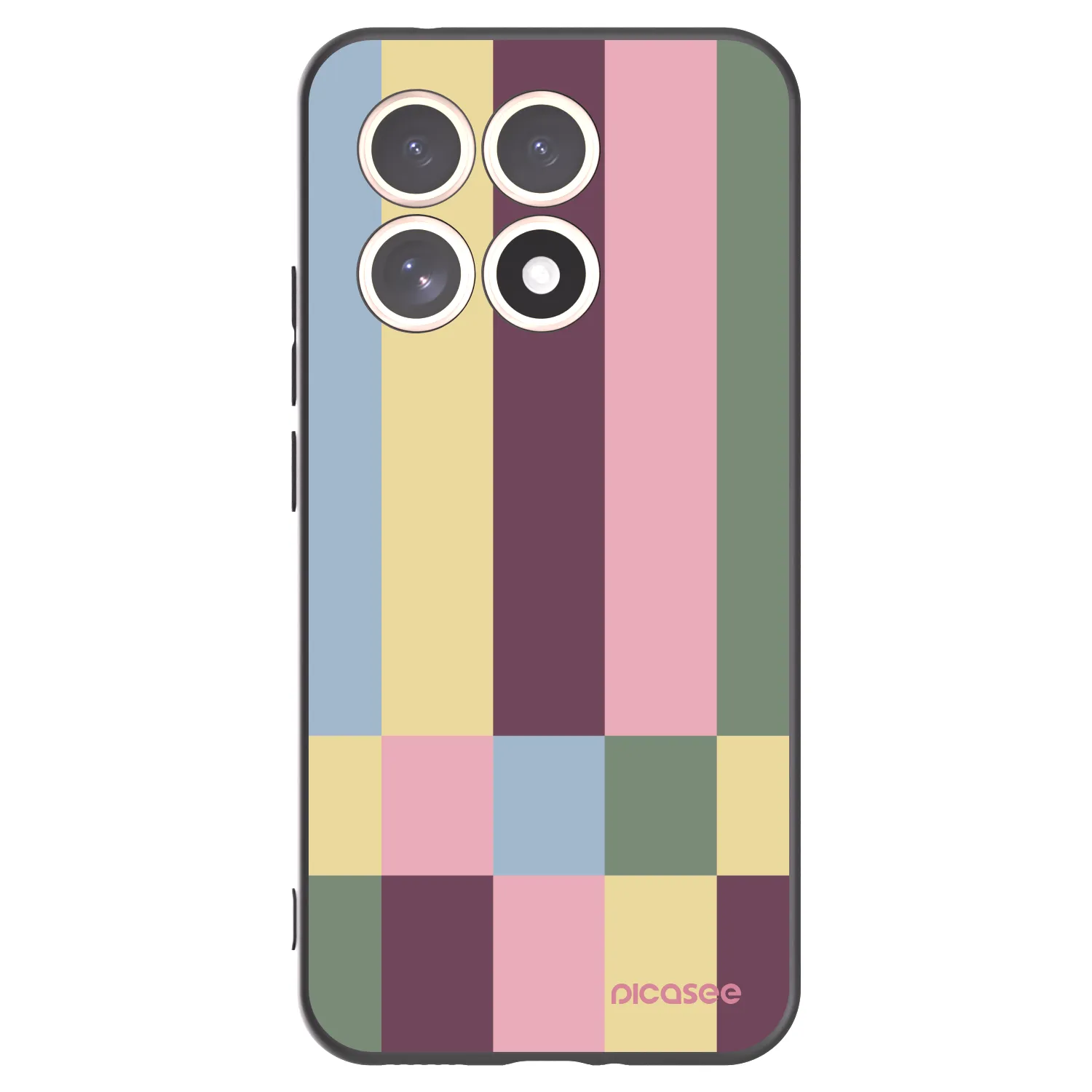 Picasee Xiaomi 15T Hülle - Schwarzes Silikon - Lobby tiles
