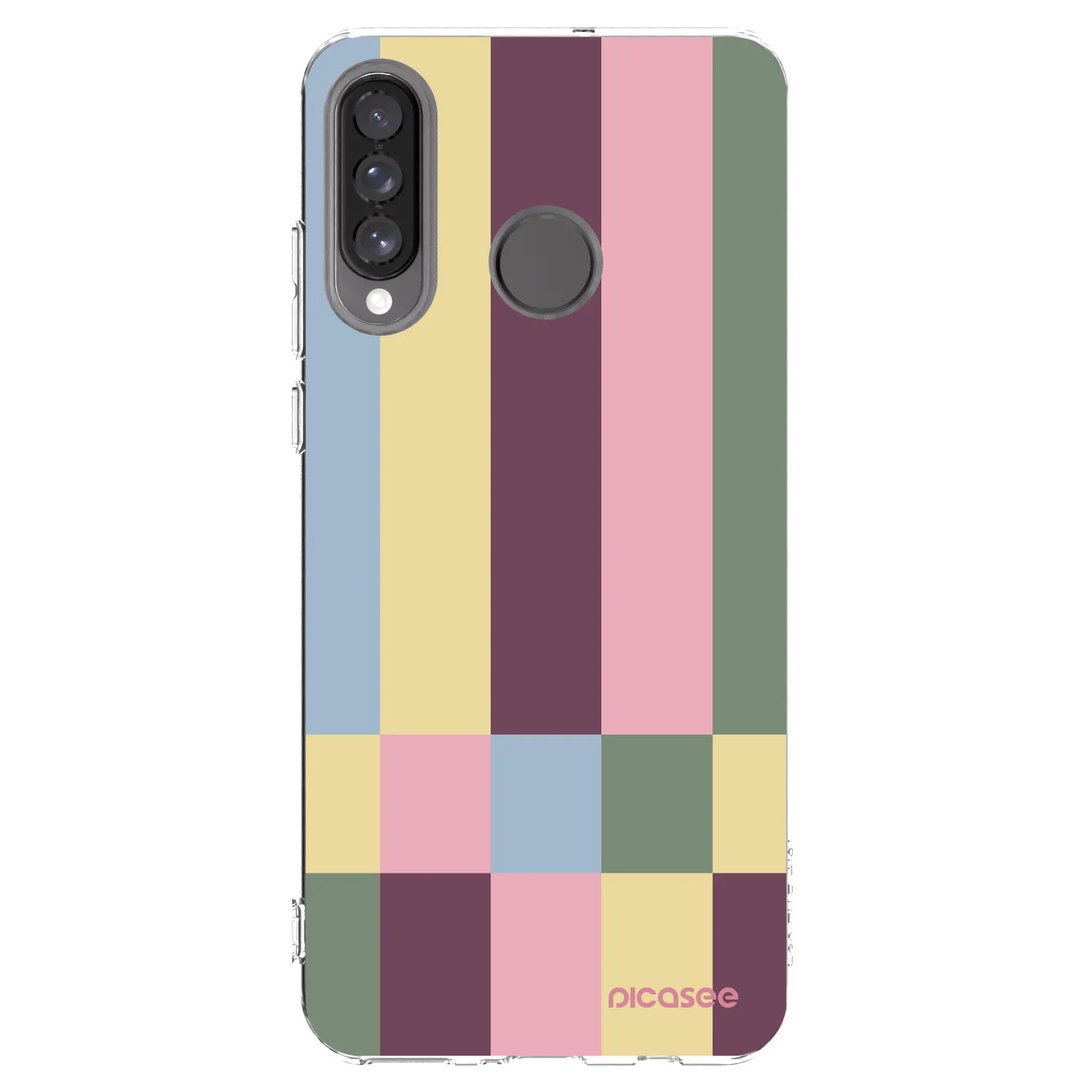 Picasee Huawei P30 Lite Hülle - Transparentes Silikon - Lobby tiles