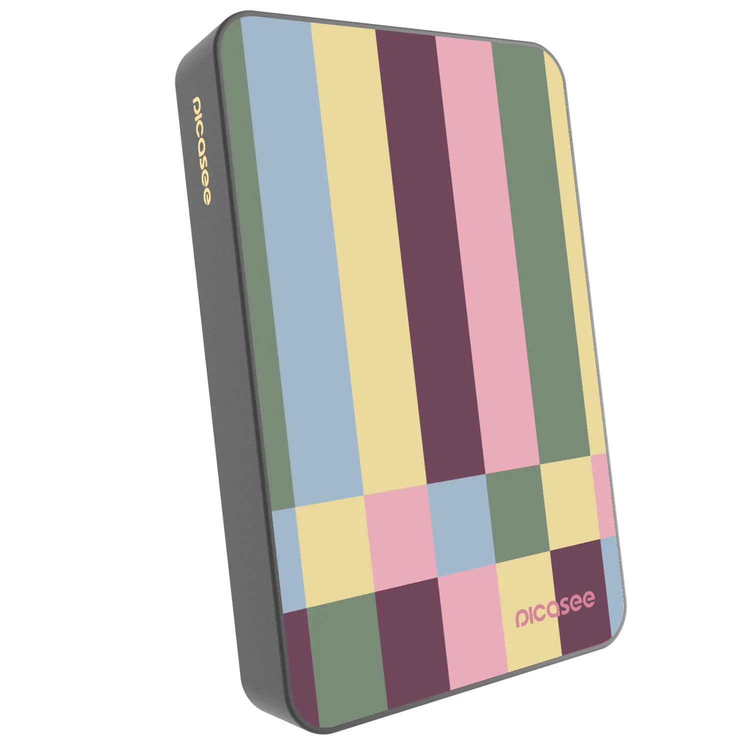 Picasee Powerbank mit MagSafe 10 000 mAh Grau - Lobby tiles