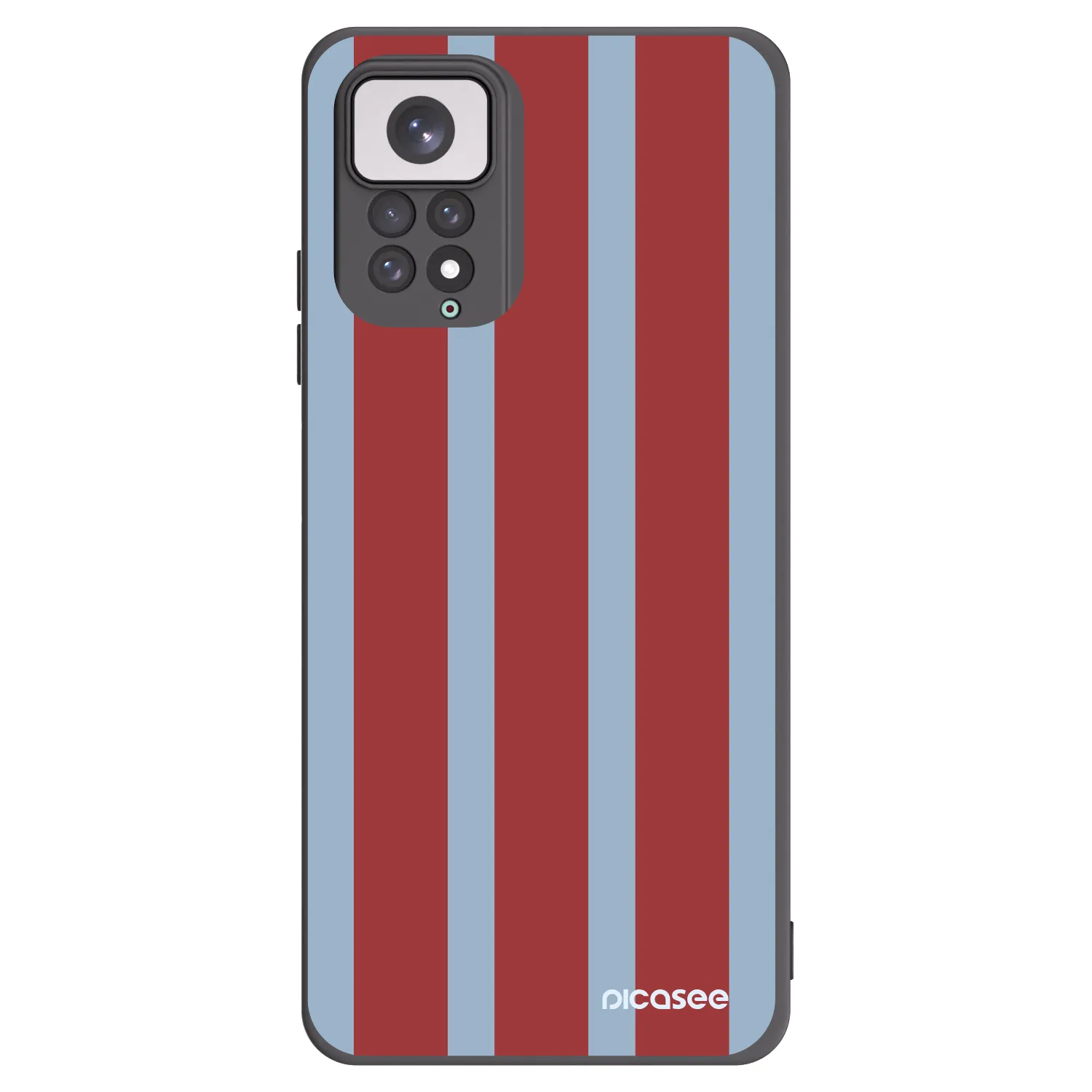Picasee Xiaomi Redmi Note 11 Hülle - Schwarzes Silikon - Lounge pass