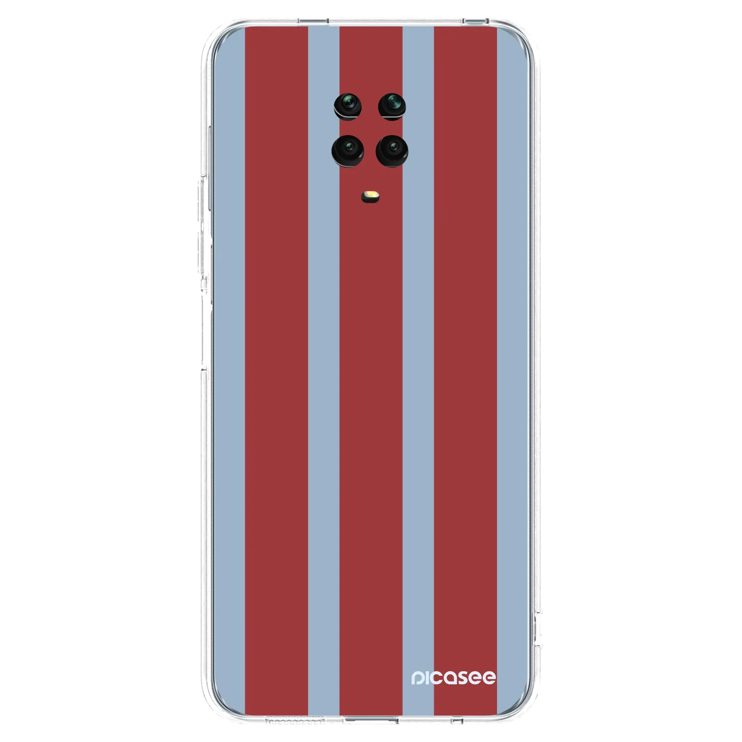 Picasee Xiaomi Redmi Note 9S Hülle - Transparentes Silikon - Lounge pass