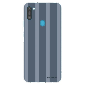 Picasee Samsung Galaxy M11 Hülle - Transparentes Silikon - Midnight lounge