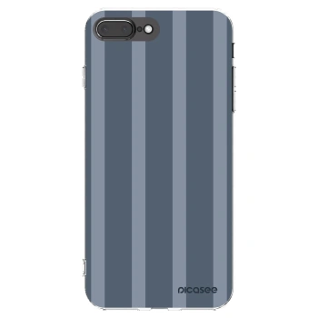 Picasee Apple iPhone 7 Plus Hülle - Transparentes Silikon - Midnight lounge