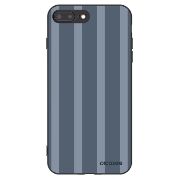 Picasee Apple iPhone 8 Plus Hülle - Schwarzes Silikon - Midnight lounge