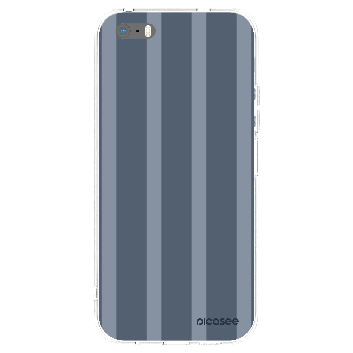 Picasee Apple iPhone 5/5S/SE Hülle - Transparentes Silikon - Midnight lounge