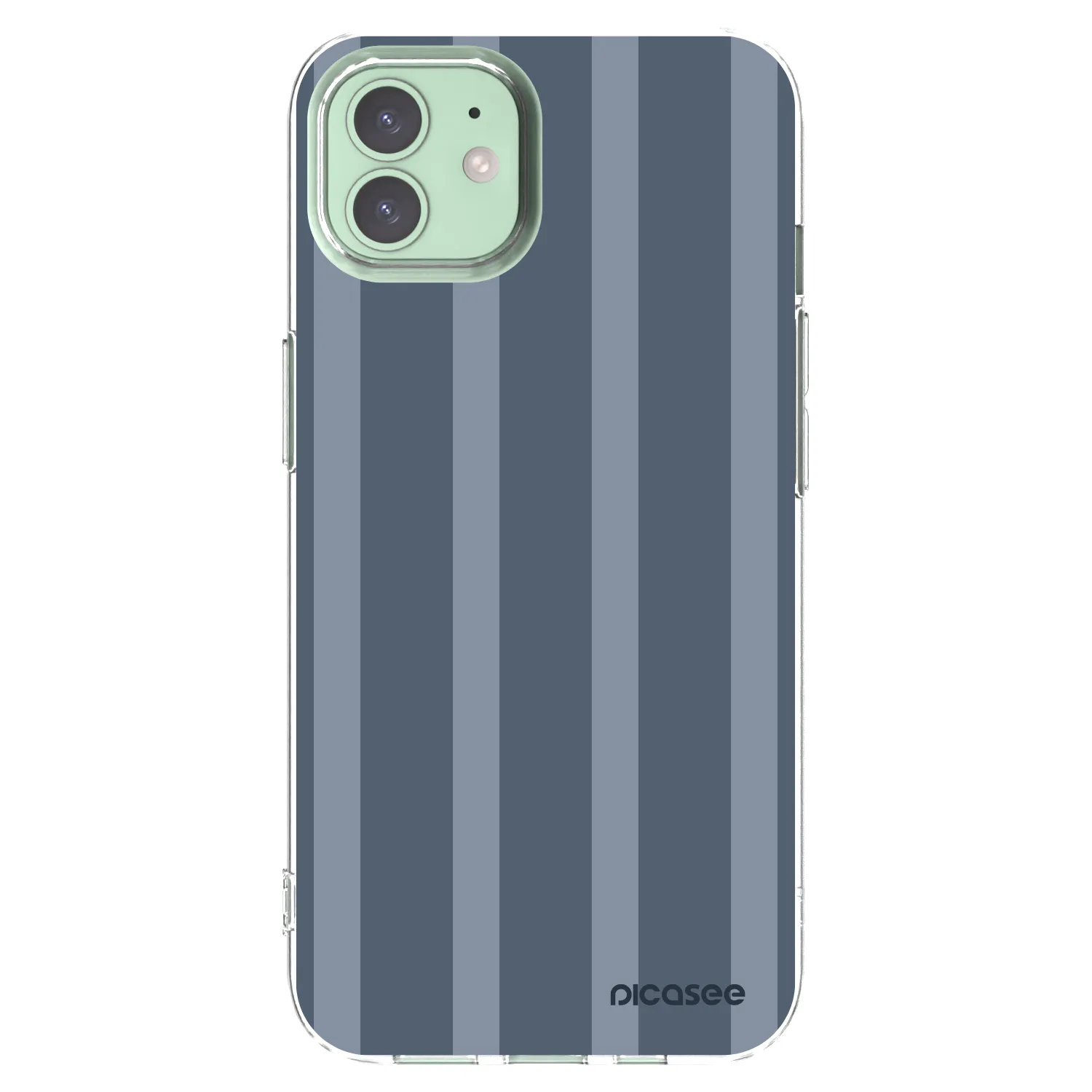 Picasee Apple iPhone 12 Hülle - Transparentes Silikon - Midnight lounge