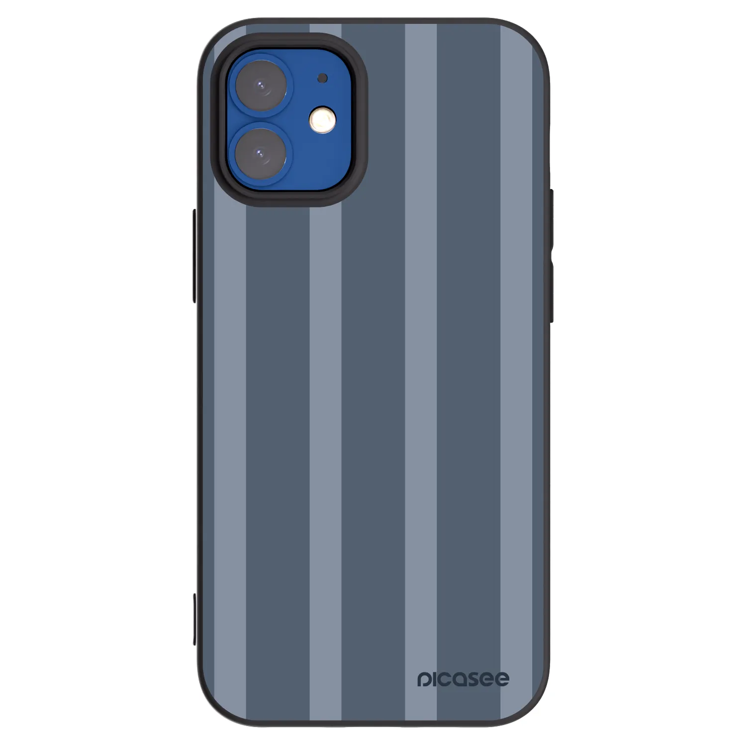 Picasee Apple iPhone 12 mini Hülle - Schwarzes Silikon - Midnight lounge