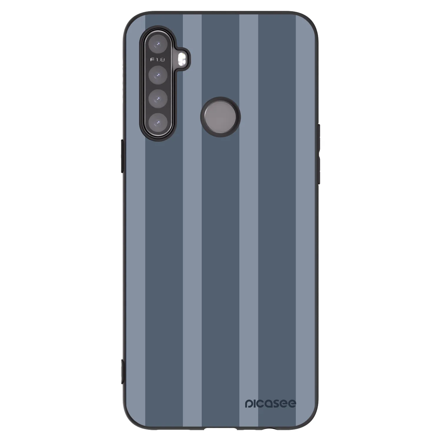 Picasee Realme 5 Hülle - Schwarzes Silikon - Midnight lounge