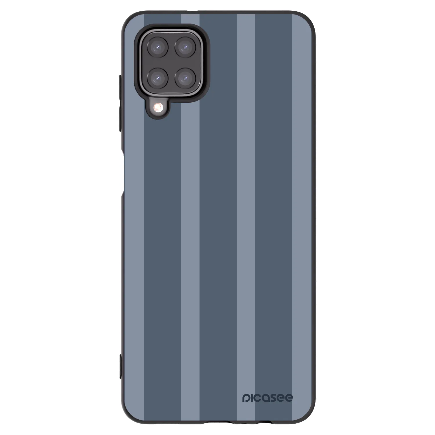 Picasee Samsung Galaxy A12 A125F Hülle - Schwarzes Silikon - Midnight lounge