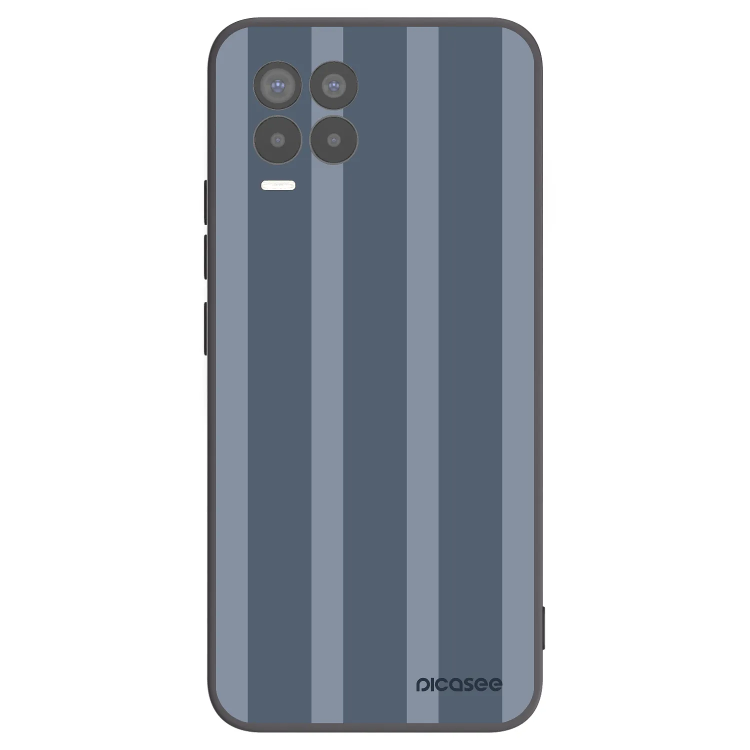Picasee Realme 8 4G Hülle - Schwarzes Silikon - Midnight lounge