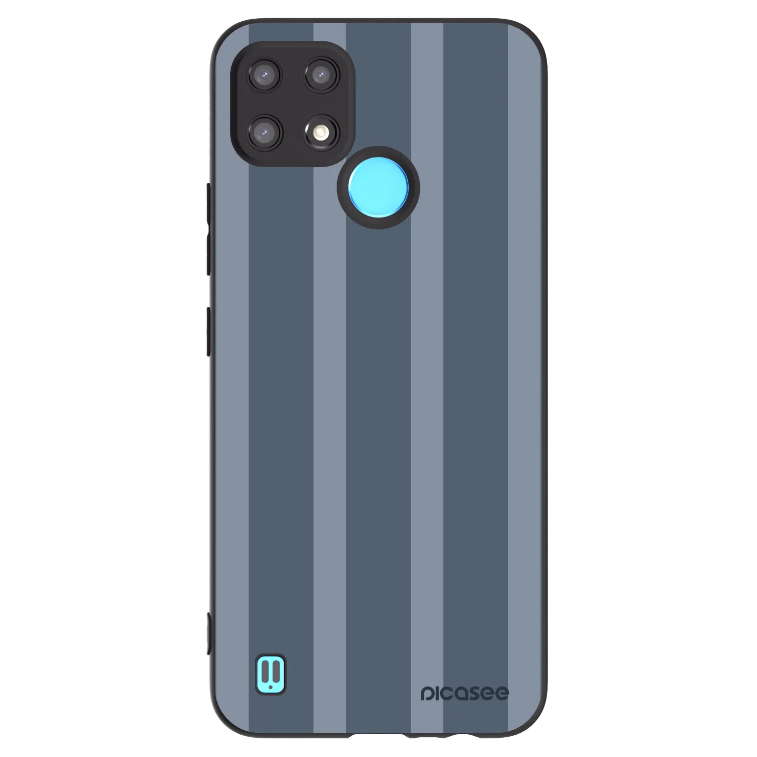 Picasee Realme C21 Hülle - Schwarzes Silikon - Midnight lounge