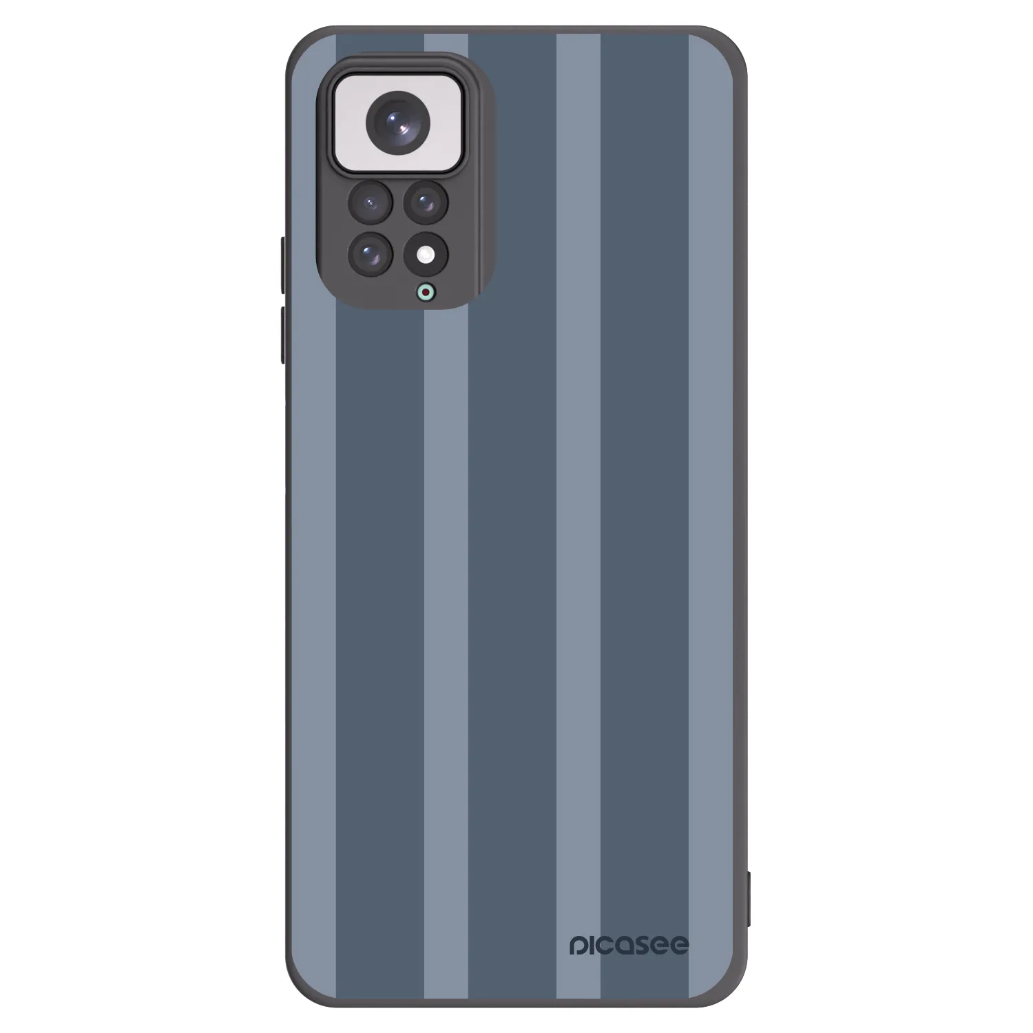 Picasee Xiaomi Redmi Note 11 Hülle - Schwarzes Silikon - Midnight lounge