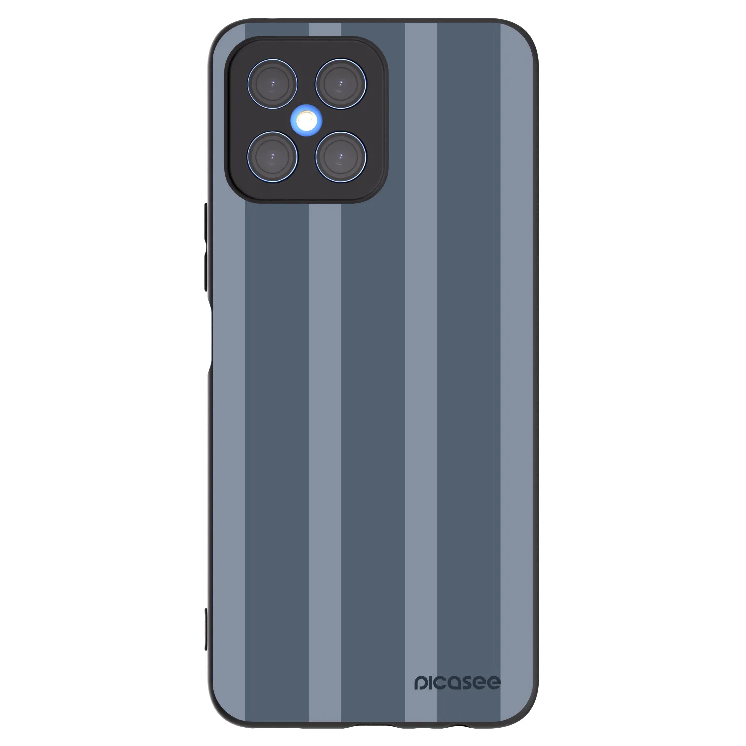 Picasee Honor X8 4G Hülle - Schwarzes Silikon - Midnight lounge