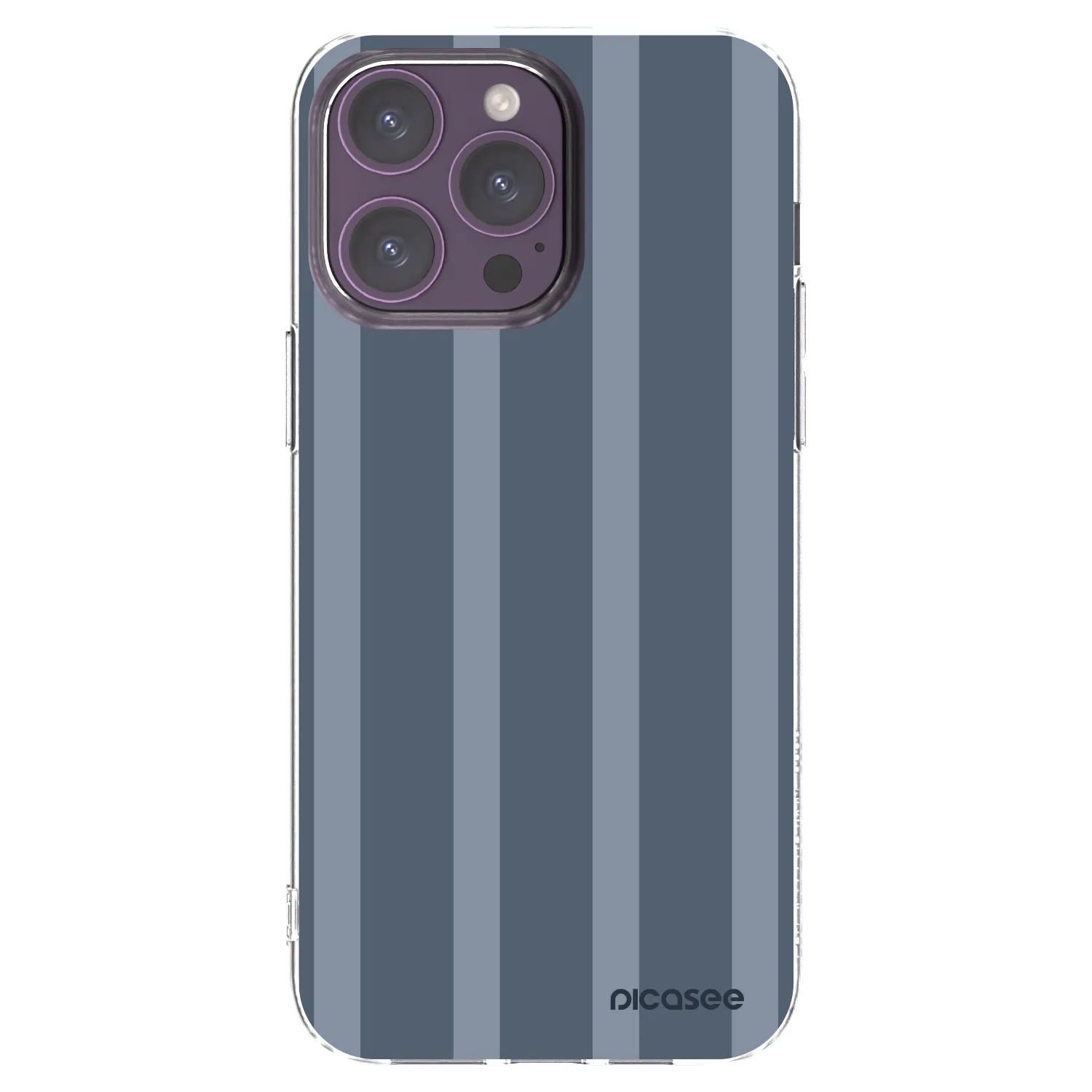 Picasee Apple iPhone 14 Pro Max Hülle - Transparentes Silikon - Midnight lounge