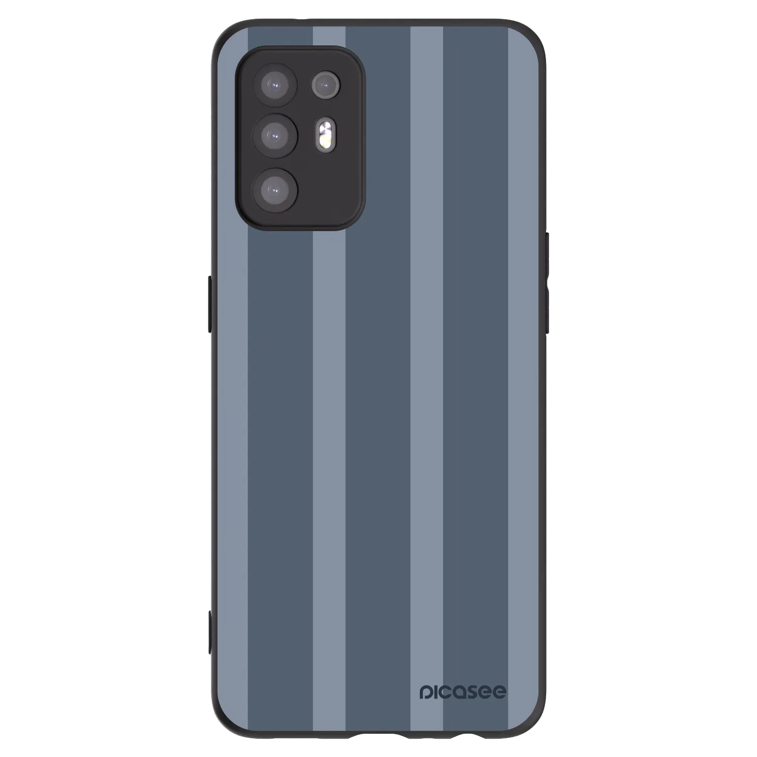 Picasee OPPO A94 5G Hülle - Schwarzes Silikon - Midnight lounge