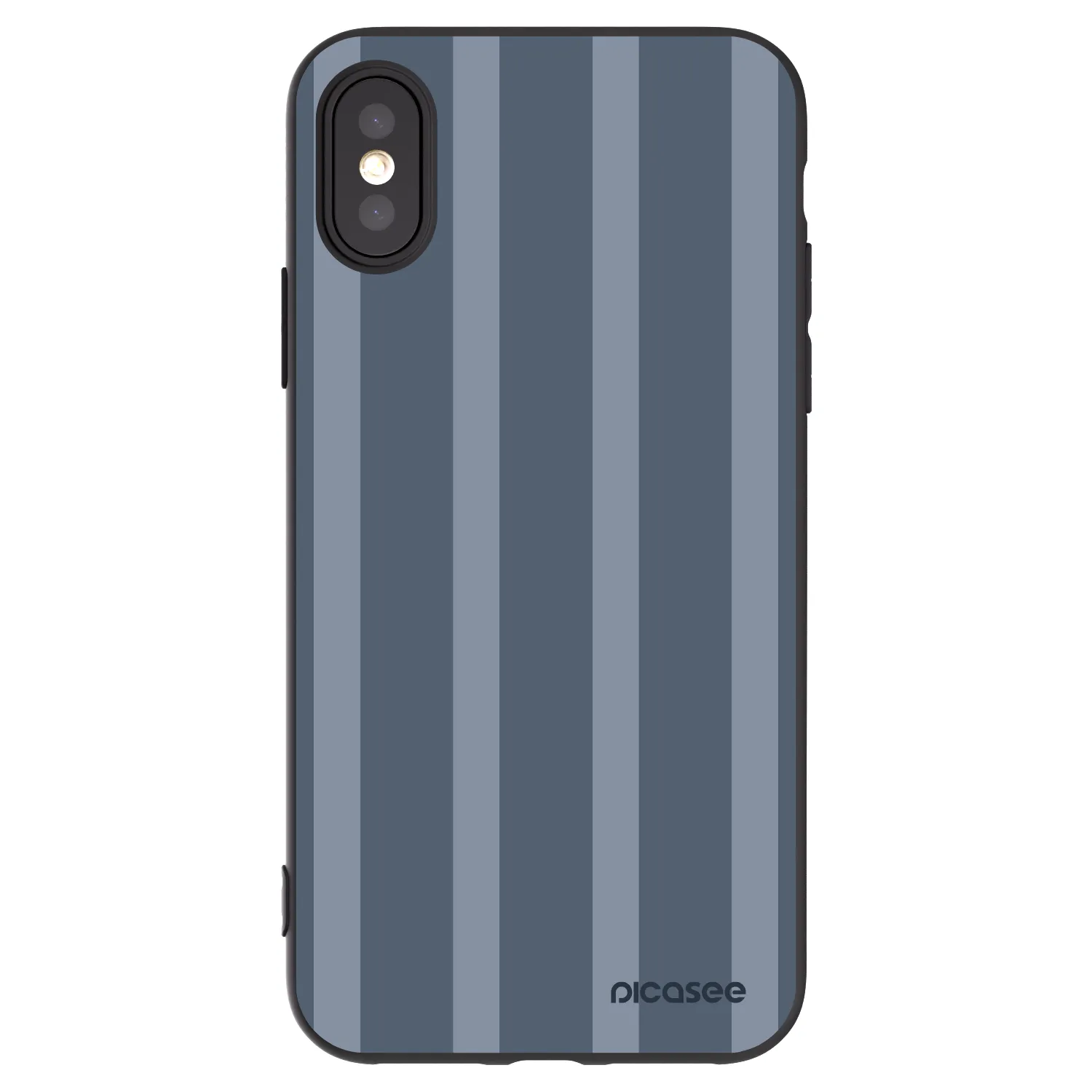 Picasee Apple iPhone X/XS Hülle - Schwarzes Silikon - Midnight lounge