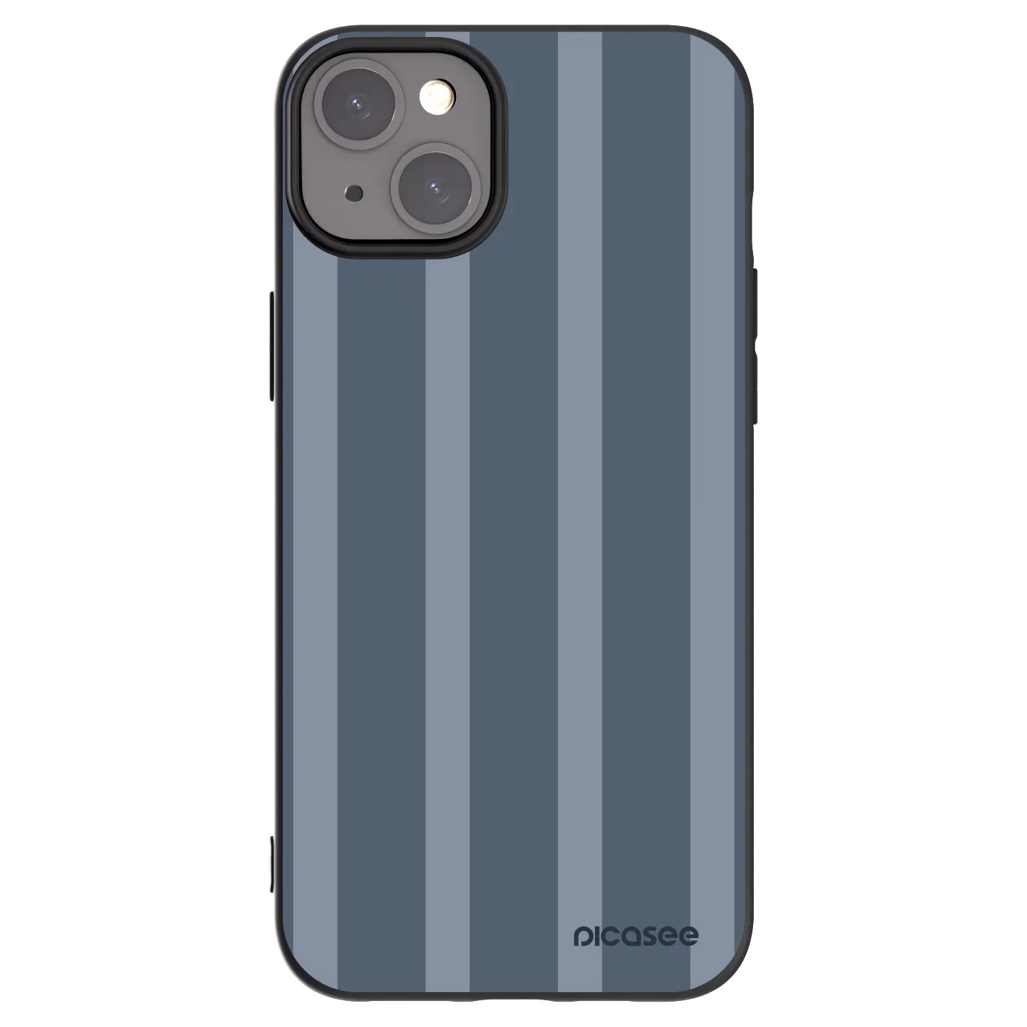 Picasee Apple iPhone 15 Plus Hülle - Schwarzes Silikon - Midnight lounge