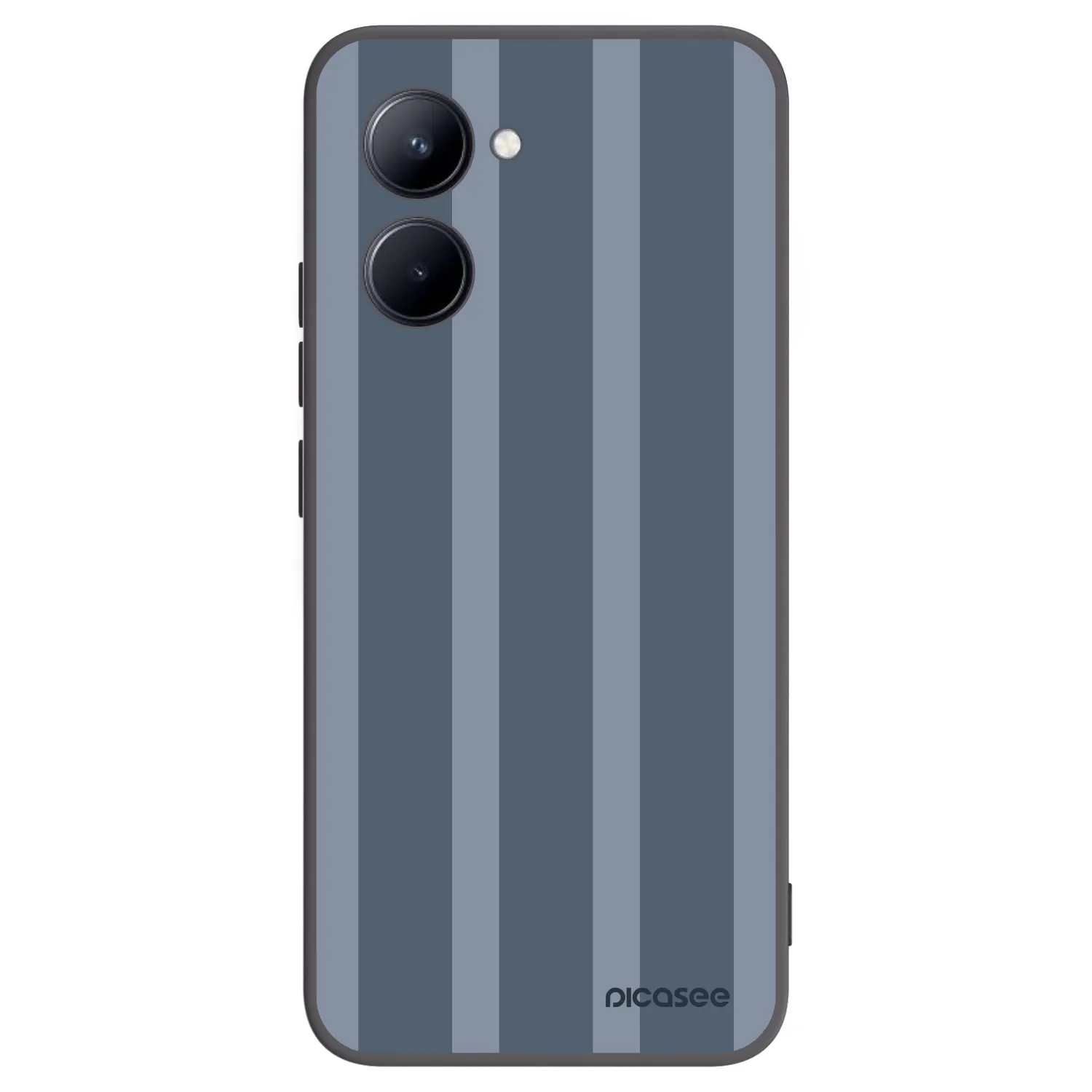 Picasee Realme C33 (2023) Hülle - Schwarzes Silikon - Midnight lounge