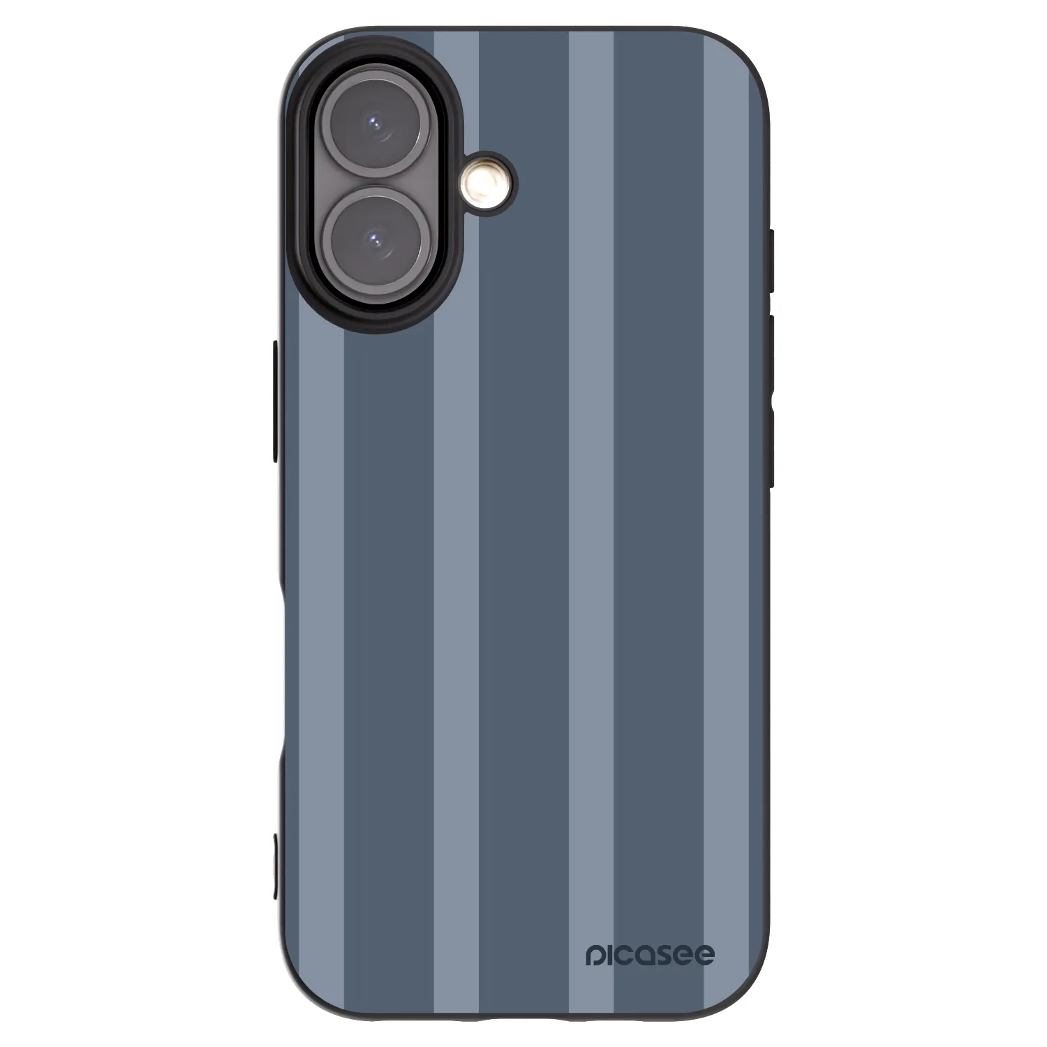 Picasee Apple iPhone 16 Hülle - Schwarzes Silikon - Midnight lounge