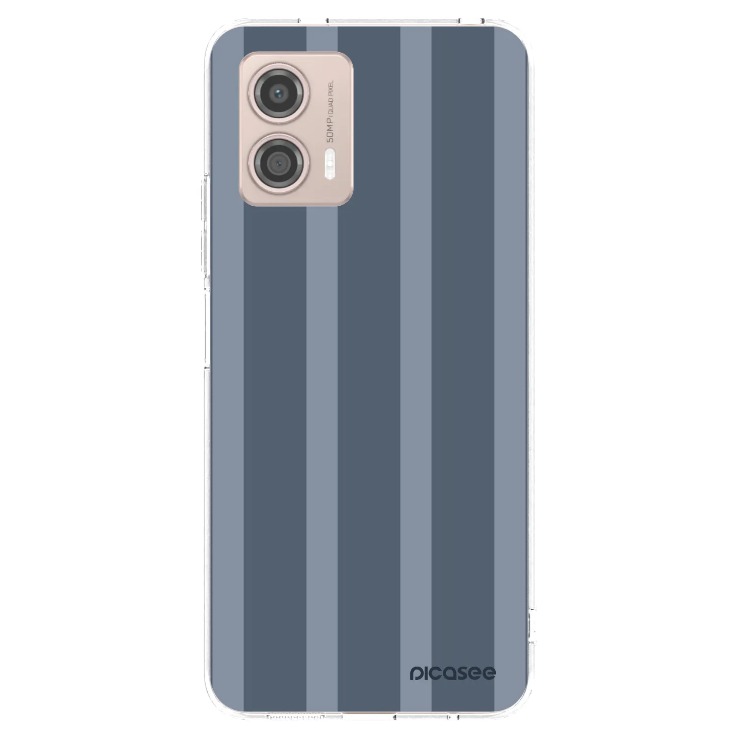 Picasee Motorola Moto G53 5G Hülle - Transparentes Silikon - Midnight lounge