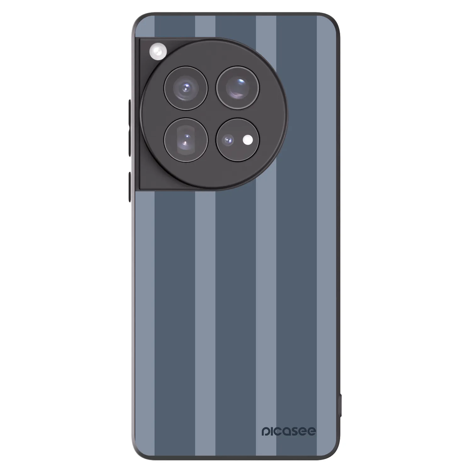 Picasee OnePlus 12 5G Hülle - Schwarzes Silikon - Midnight lounge