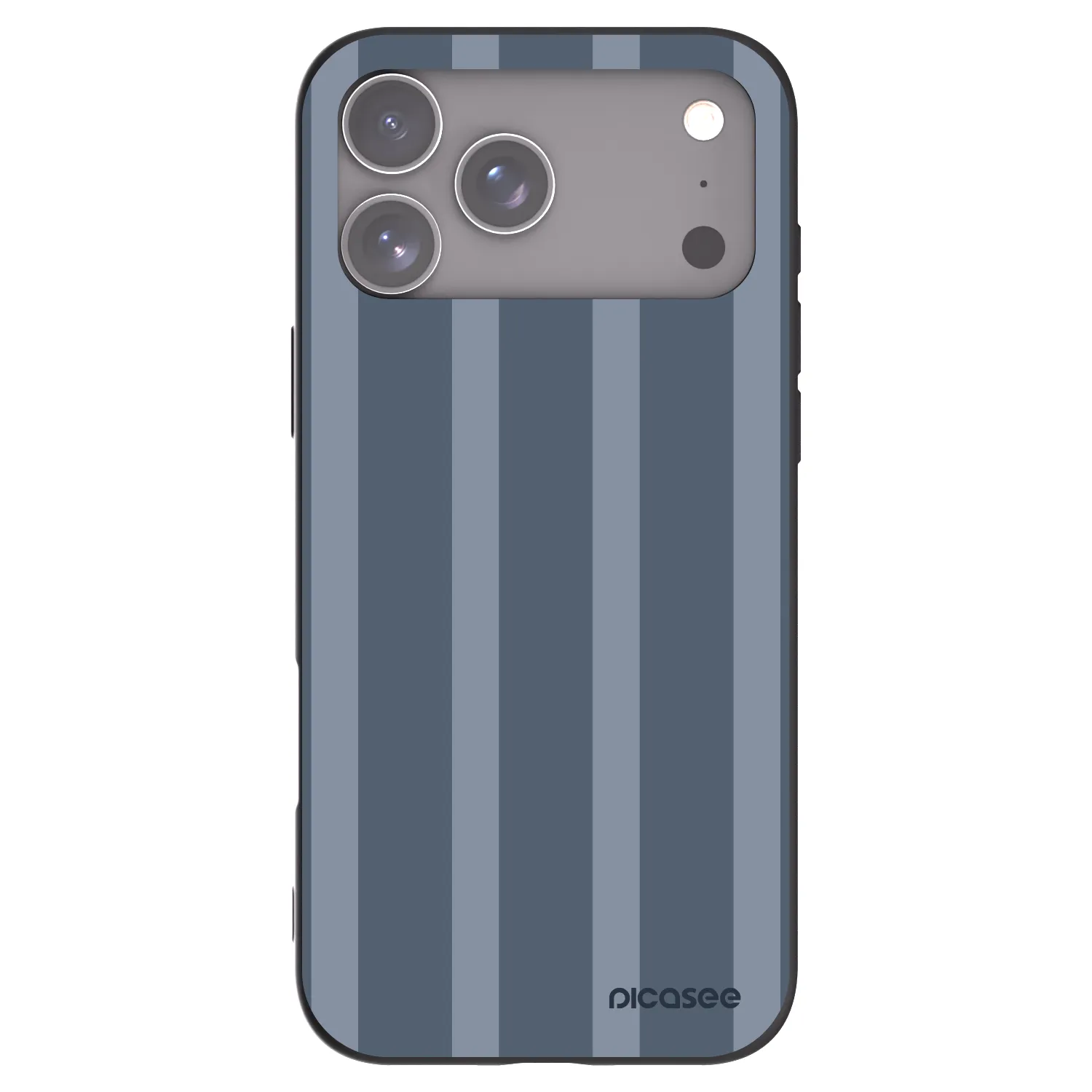 Picasee Apple iPhone 17 Pro Max Hülle - Schwarzes Silikon - Midnight lounge