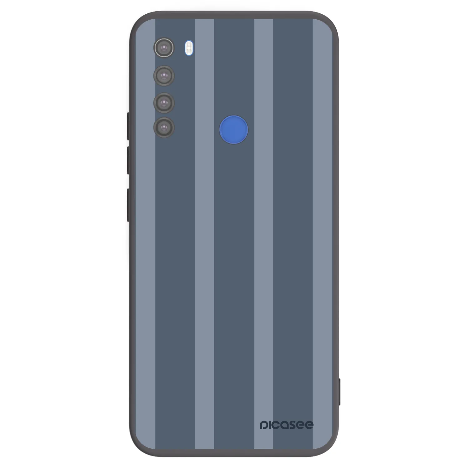 Picasee Xiaomi Redmi Note 8T Hülle - Schwarzes Silikon - Midnight lounge