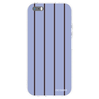 Picasee Apple iPhone 5/5S/SE Hülle - Transparentes Silikon - Poolside member