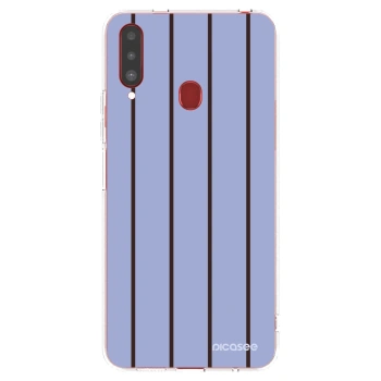 Picasee Samsung Galaxy A20s Hülle - Transparentes Silikon - Poolside member