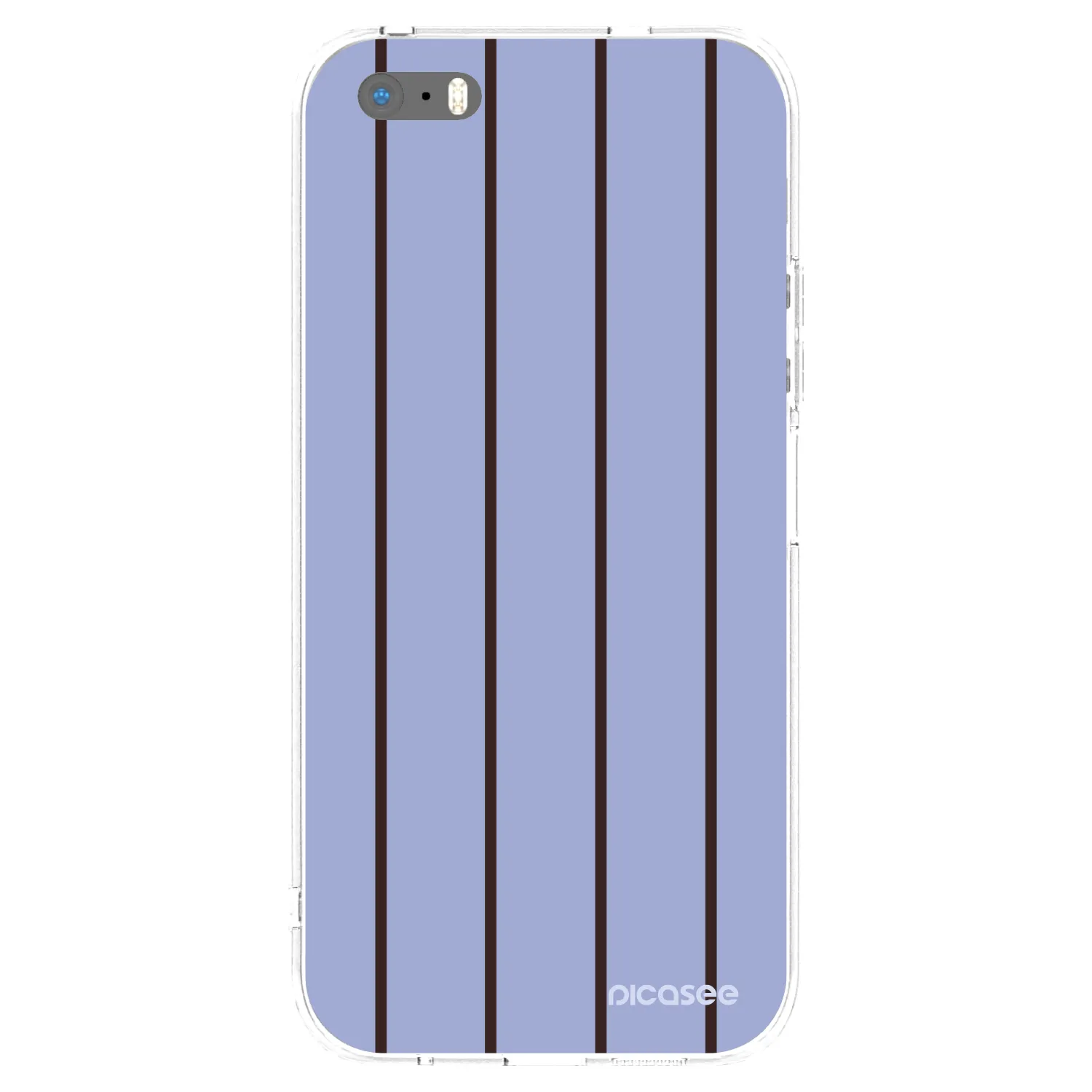 Picasee Apple iPhone 5/5S/SE Hülle - Transparentes Silikon - Poolside member