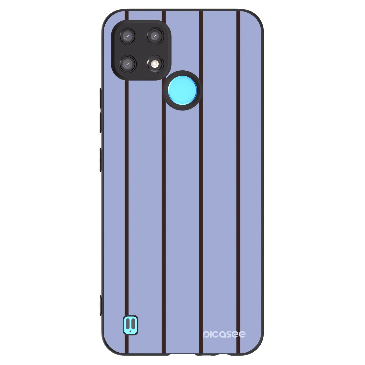Picasee Realme C21 Hülle - Schwarzes Silikon - Poolside member