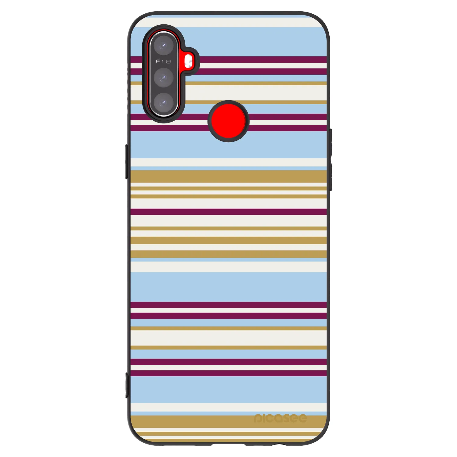 Picasee Realme C3 Hülle - Schwarzes Silikon - Souvenir