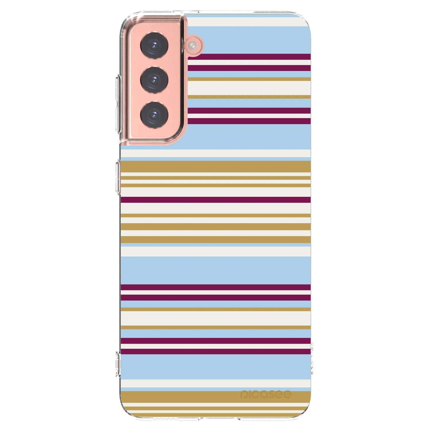 Picasee Samsung Galaxy S21 5G G991B Hülle - Transparentes Silikon - Souvenir