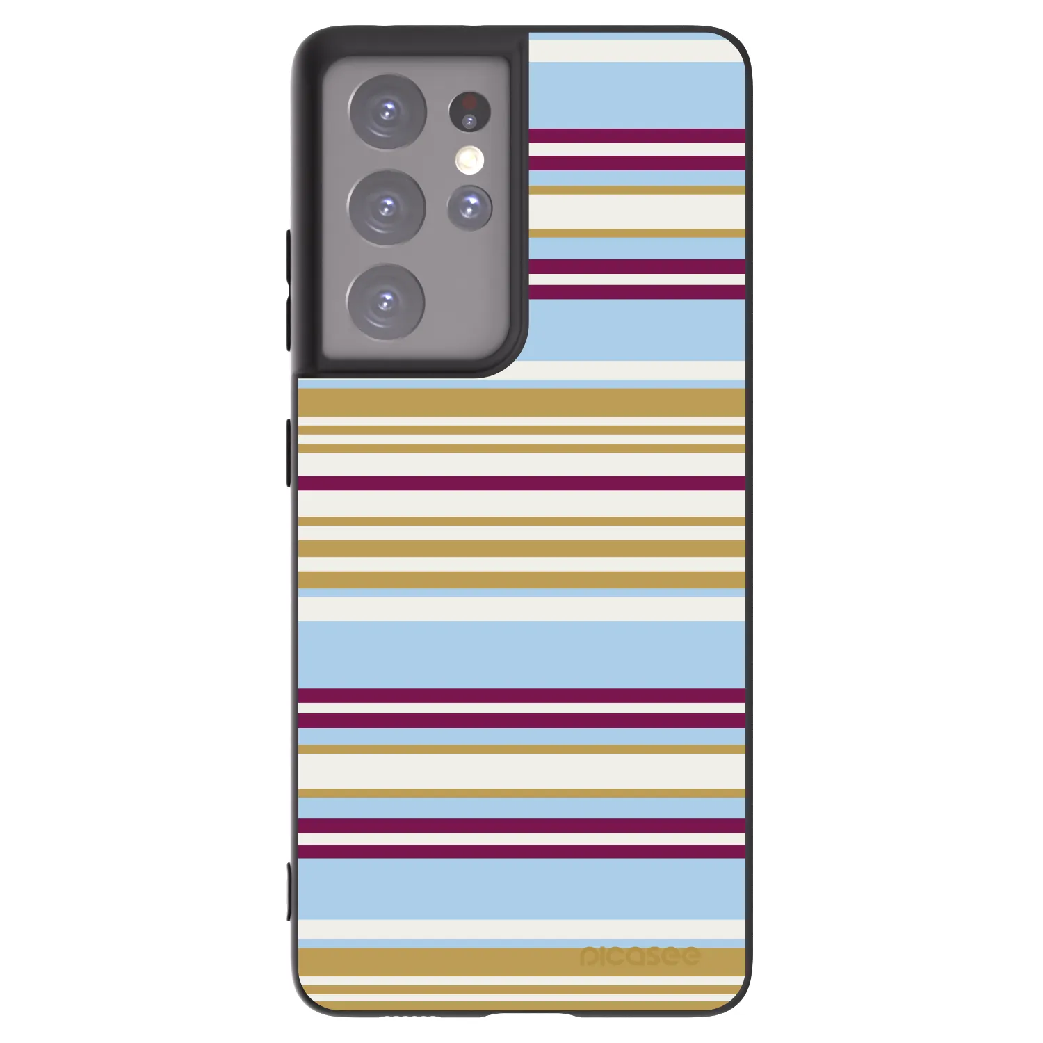 Picasee Samsung Galaxy S21 Ultra 5G G998B Hülle - Schwarzes Silikon - Souvenir
