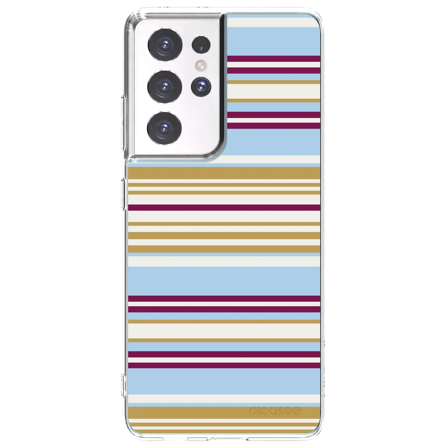 Picasee Samsung Galaxy S21 Ultra 5G G998B Hülle - Transparentes Silikon - Souvenir