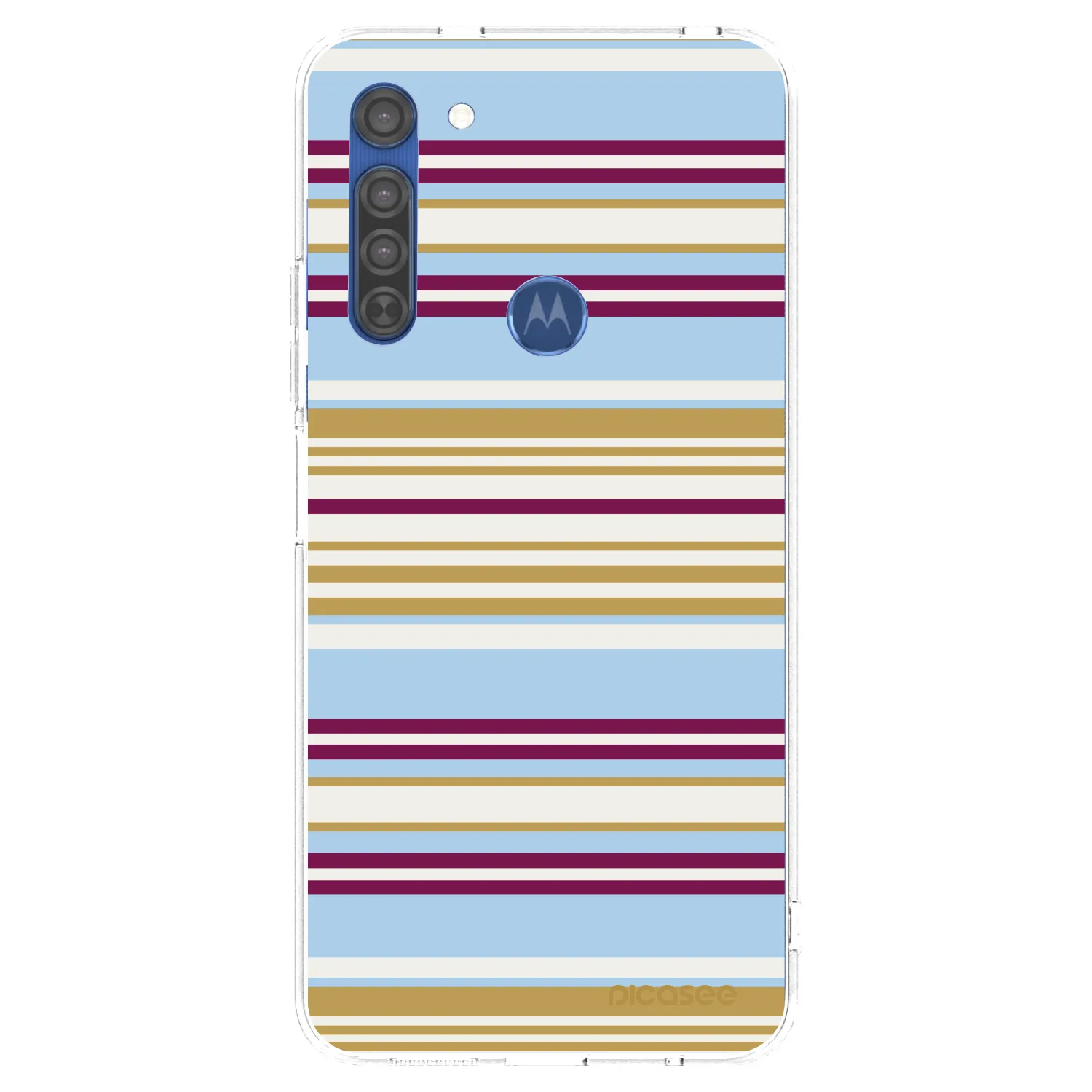 Picasee Motorola Moto G8 Hülle - Transparentes Silikon - Souvenir