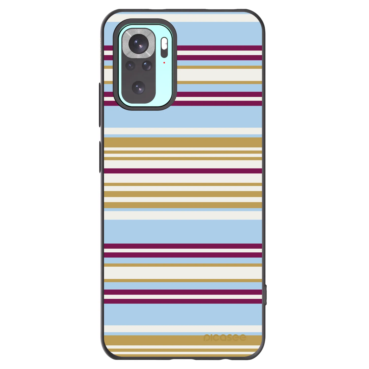Picasee Xiaomi Redmi Note 10 Pro Hülle - Schwarzes Silikon - Souvenir