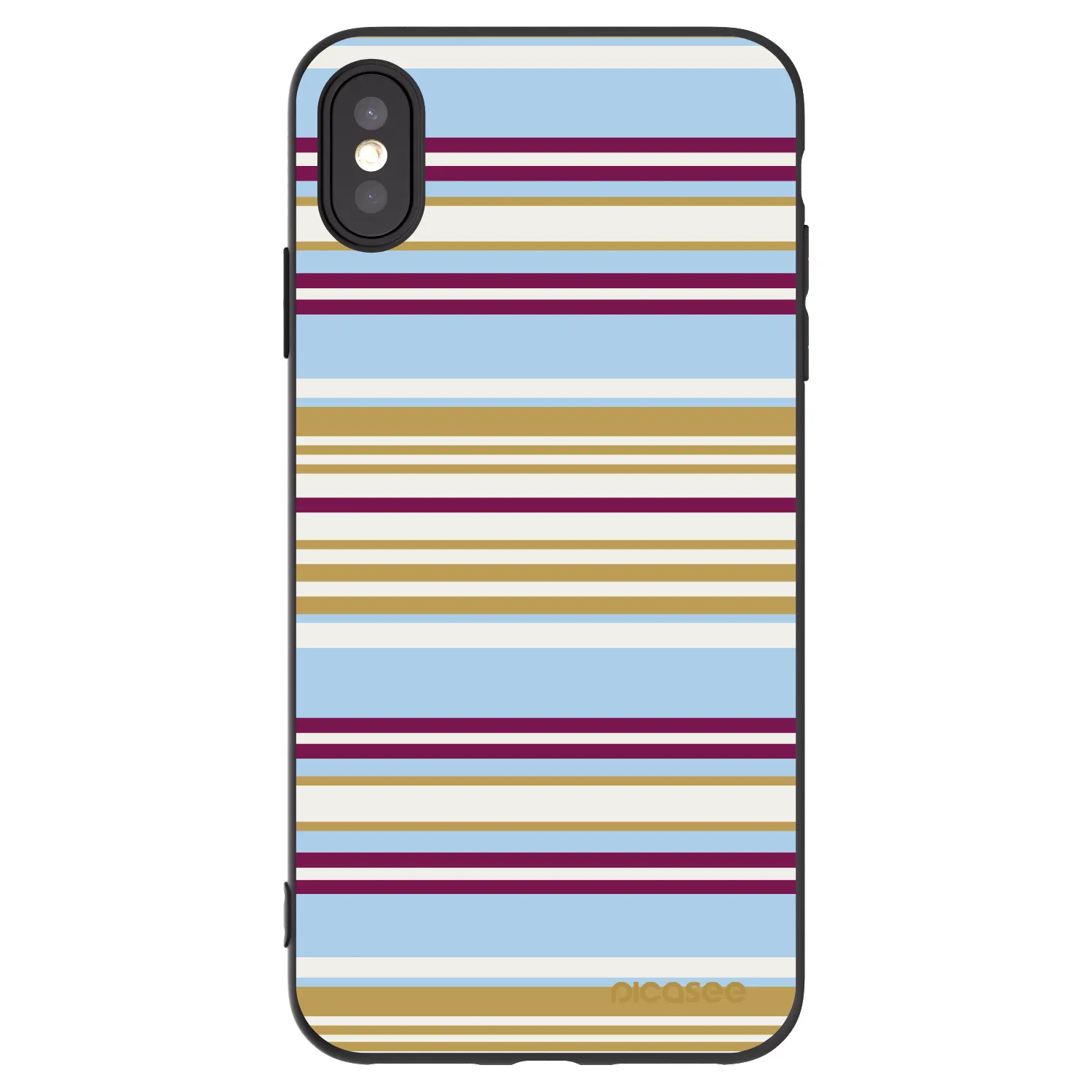 Picasee Apple iPhone XS Max Hülle - Schwarzes Silikon - Souvenir