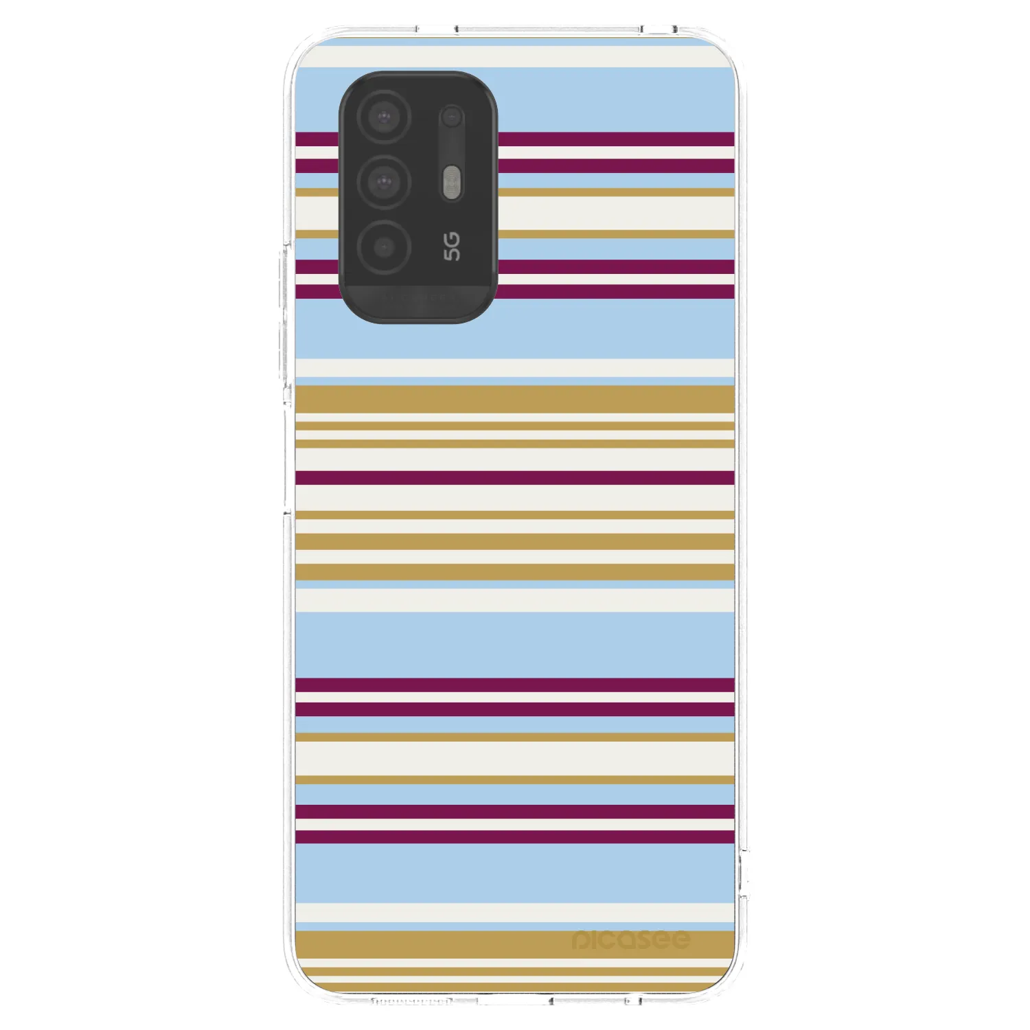 Picasee OPPO A94 5G Hülle - Transparentes Silikon - Souvenir